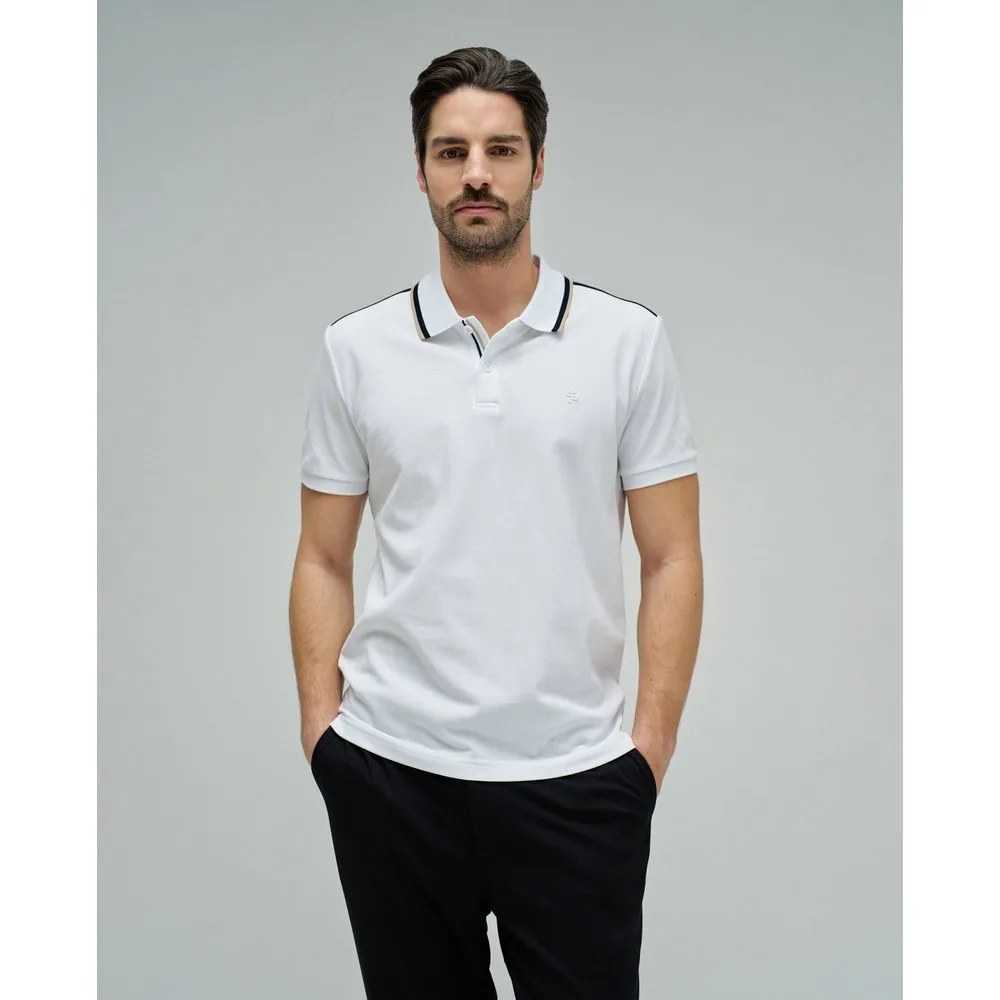 Polo regular fit con branding de hombre - Salsa Jeans - FashionsVida