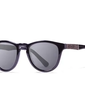 America Sunglasses Shiny Black Smoke/CAT3 Men,Women - Ocean Sunglasses - FashionsVida