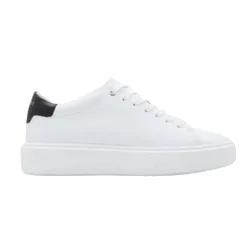 Womens Lorieee Smooth Leather White Trainers - Size Uk 7