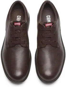 Zapatos de cordones de hombre atom work de piel lisos - Camper - FashionsVida