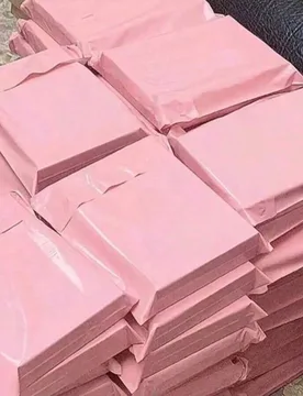 Piezas Bolsas de envío autoadhesivas de polietileno rosa, sobres de envío, bolsas de embalaje, adecuadas para bolsas de transporte, regalo Rosa, eng - Shein - FashionsVida