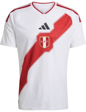 T-shirt à Manches Courtes Domicile Peru 26/27 Authentic White XL - Adidas - FashionsVida