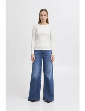 Langarmshirt 20122819 It Xs;It S;It M;It L Female - Ichi - FashionsVida