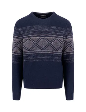 Maglione 1510307 Navy M - Fynch Hatton - FashionsVida