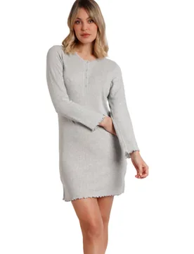 Nachthemden Langärmeliges Nachthemd Soft Canale Eu L;Eu Xl - Admas - FashionsVida