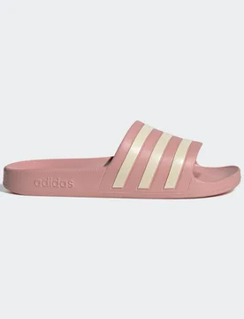 Ciabatte Adilette Aqua 40 1/2 Wonder Mauve / Wonder White / Wonder Mauve - Adidas - FashionsVida