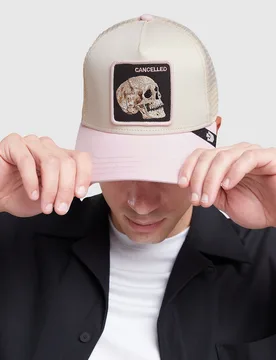 Skull Cap - Damen, Cremefarben - female - Size: One Size - Goorin Bros - FashionsVida