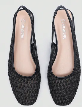 ADAMUMU Nuevos Zapatos Planos de Rafia Tejida de Moda de Alta Gama Cómodos para Mujer, Lindos para Uso Diario, Primavera/Verano, Vacaciones, Vacation - Shein - FashionsVida
