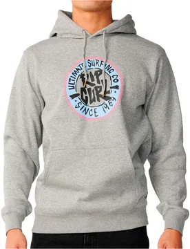 Streamline hood sudadera hombre Gris (S) - Rip curl - FashionsVida