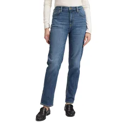 Jeans A Vita Alta Carol Straight Fit Cloudy Blue 30