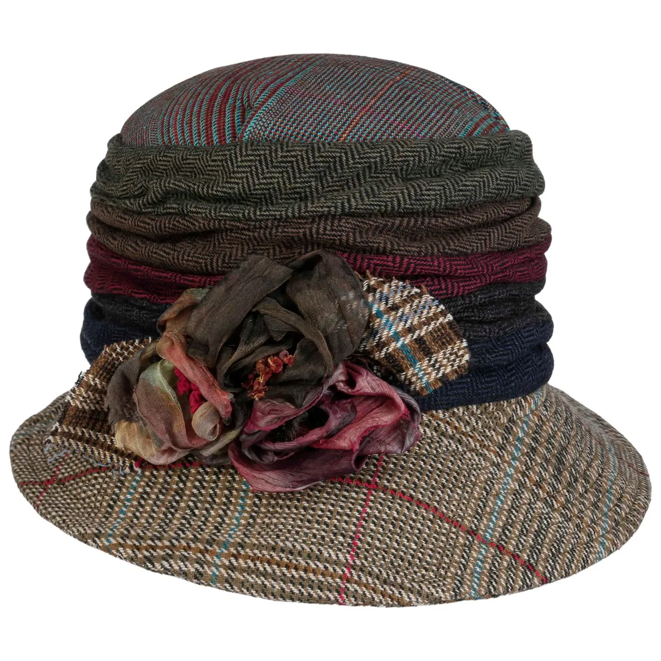 Vedelia Cloth Hat by - beige-mottled - Unisex - Size: One Size - Grevi - FashionsVida