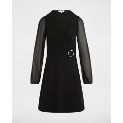 Morgan - Vestido corto de gasa