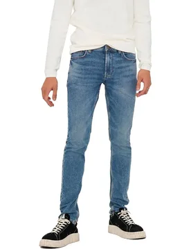 Jean Loom Life Slim Pk 8654 Blue Denim 29 - ONLY & SONS - FashionsVida