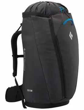 Sac à dos d'escalade résistant et imperméable - Creek 50 Black - Taille S/M - Noir - Black diamond - FashionsVida