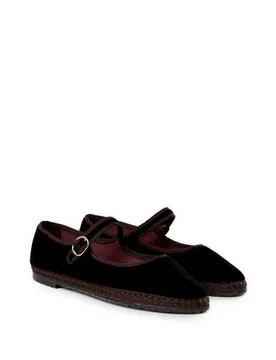 Ballerines à boucle en coton mélangé - Flabelus - FashionsVida