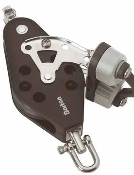 T2 Swivel Violin Pulley With Snap&becket&jaw Black One Size unisex - Barton Marine - FashionsVida