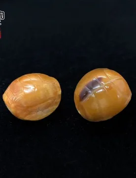 Natural golden yak horn two-way carved turtle shell DIY accessory - Aliexpress - FashionsVida