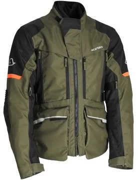 Giacca da Moto Touring CE X-ROVER Verde Arancione taglia XL - Acerbis - FashionsVida