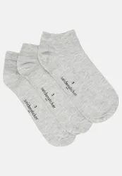 Er-Pack Sneaker Socken Grau 43-46