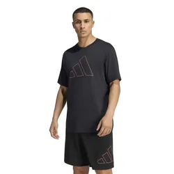 T-shirt à Manches Courtes Workout Essentials Feelready Logo Black / Pure Turbo S