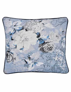 Ellis Floral Square Cushion Light Blue Mix - Bedeck of Belfast - FashionsVida