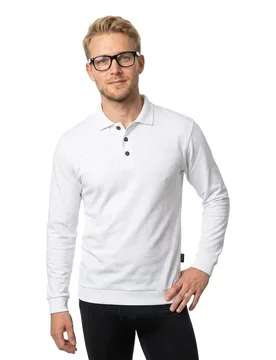Polo à Manches Longues Crossover 00785 White 2XL - MASCOT - FashionsVida