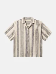 Gabba Oversize Kurzarmhemd Beige M