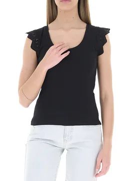 T-shirt con inserti NERO S - Pepe jeans - FashionsVida