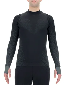 Maglietta A Maniche Lunghe Exceleration Black / Cloud 2XL - Uyn - FashionsVida