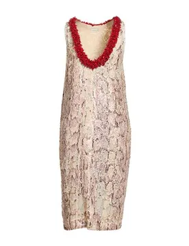 Vestido midi Mujer Beige 40 Mujer - Dries van noten - FashionsVida