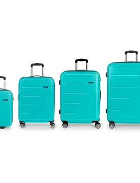 Valigia A Rotelle Future Plus Spinner Expandable 20l Unità Turquoise One Size - Gabol - FashionsVida
