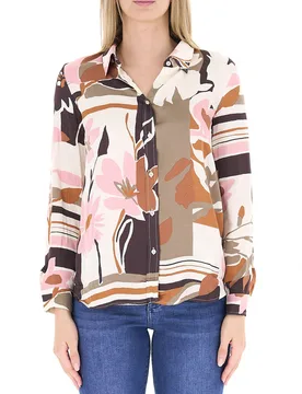 Camicia in viscosa MARRONE 50 - EMME MARELLA - FashionsVida