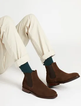 Leather Pull-on Chelsea Boots Brown female - Jones Bootmaker - FashionsVida