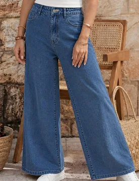 SHEIN Jeans De Pierna Recta M - Shein - FashionsVida
