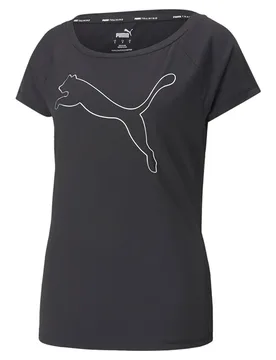 T-shirt à Manches Courtes Favorite Cat Black XS - Puma - FashionsVida
