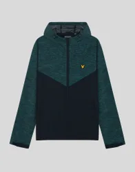 Men's Sports Panelled Hooded Jacket Dark Navy/ Mediterranea