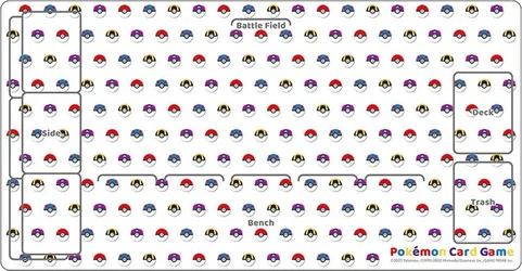 Pokemon Center Japan - Poke Ball Design Playmat