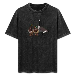 Duck Duck Goose T-Shirt Fashion Pattern Printed Tee Shirt