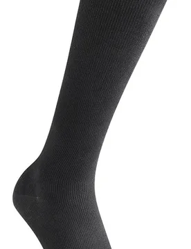 Extra Roomy Anti‑DVT Travel Socks - Black - Size: S - Cosyfeet - FashionsVida