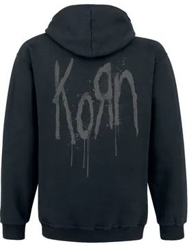 Kapuzenpullover - Black Logo - S bis 5XL - für Männer - Größe M - schwarz - EMP exklusives Merchandise! - Männer - male - Korn - FashionsVida