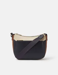 Colour Block Cross Body Bag Navy Mix female