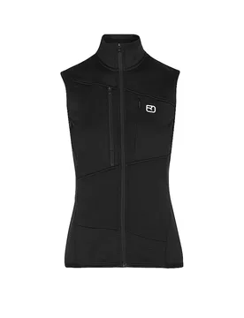 Chaleco polar de mujer Fleece Grid negro L - Ortovox - FashionsVida