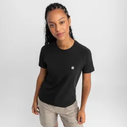 Camiseta manga corta montaña de mujer Eiger