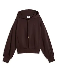 Damen Hoodie Her Relaxed marrone M