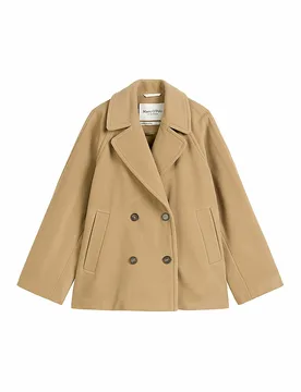 Chaqueta de lana marrón claro 36 - Marc O'Polo - FashionsVida