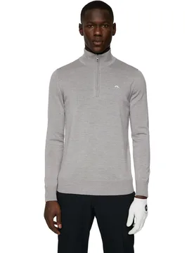 Pullover Kian Zipped, grau m - J.lindeberg - FashionsVida