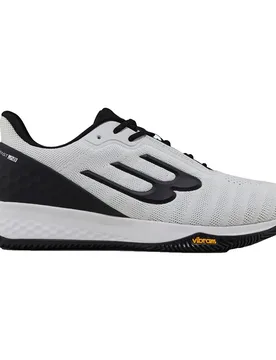 Xplo Vibram 26i Padel Shoes Black/White UK 8.5 - Bullpadel - FashionsVida