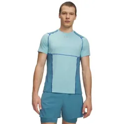 T-shirt à Manches Courtes Heatgear Elite Fitted Blue M