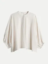 Oversized Bluse Fylora Weiß 40