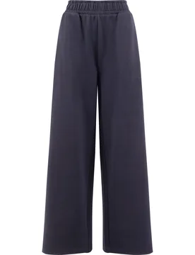 Weird Fish Ivy Jersey Wide Leg Trouser Size 18 - offers all-offers offers womens-offers women women all-womens women trousers-jeans women trousers-jea - Navy - FashionsVida